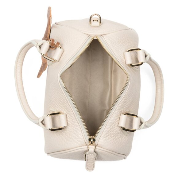 DIVINA FIRENZE Made In Italy Leather Booling Crossbody - Picture 2 of 3